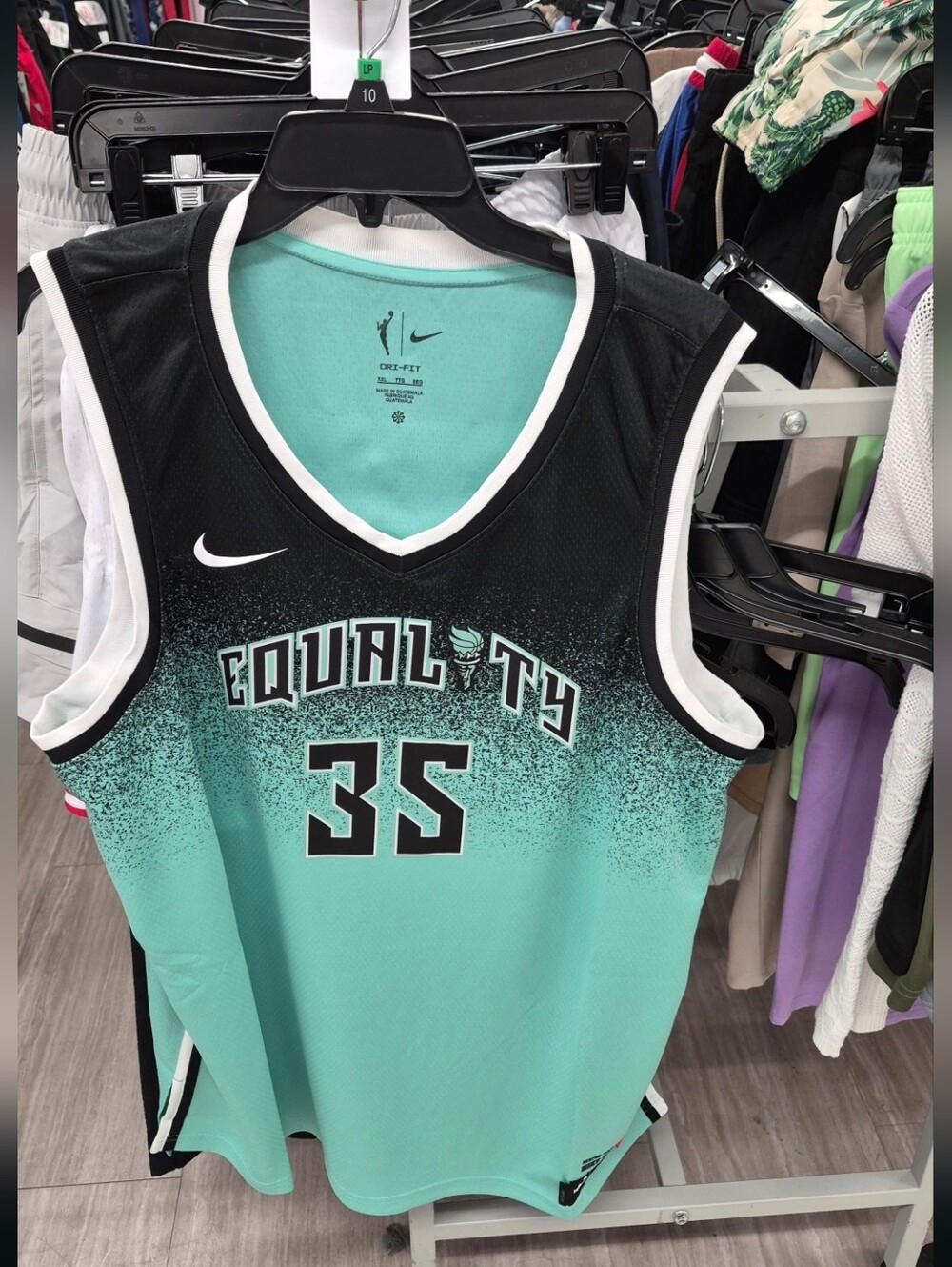 NY Liberty Jonquel Jones XXL  Jersey “EQUALITY”